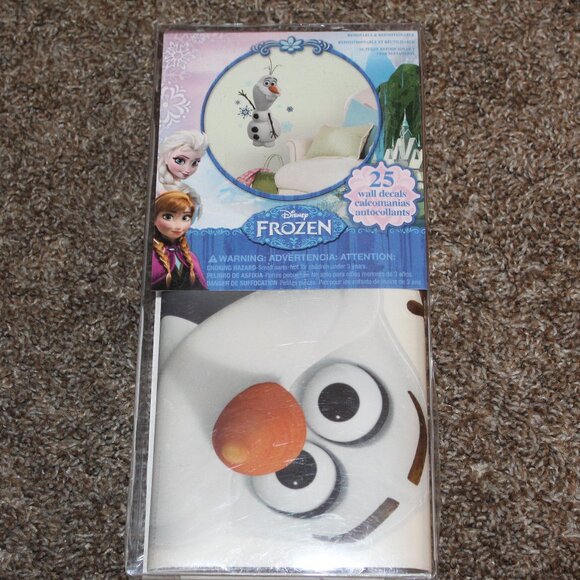 NWT Disney Frozen 25 Wall Decals peel & stick multicolor - Picture 1 of 3